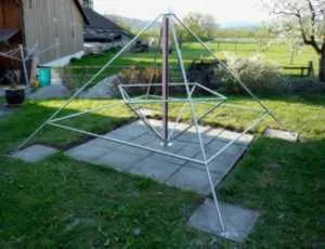 Energiepyramide Modell C auf einem Bauernhof in der Schweiz