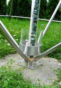 Energiepyramide Modell C mit zweiter Kristallachse in der Schweiz